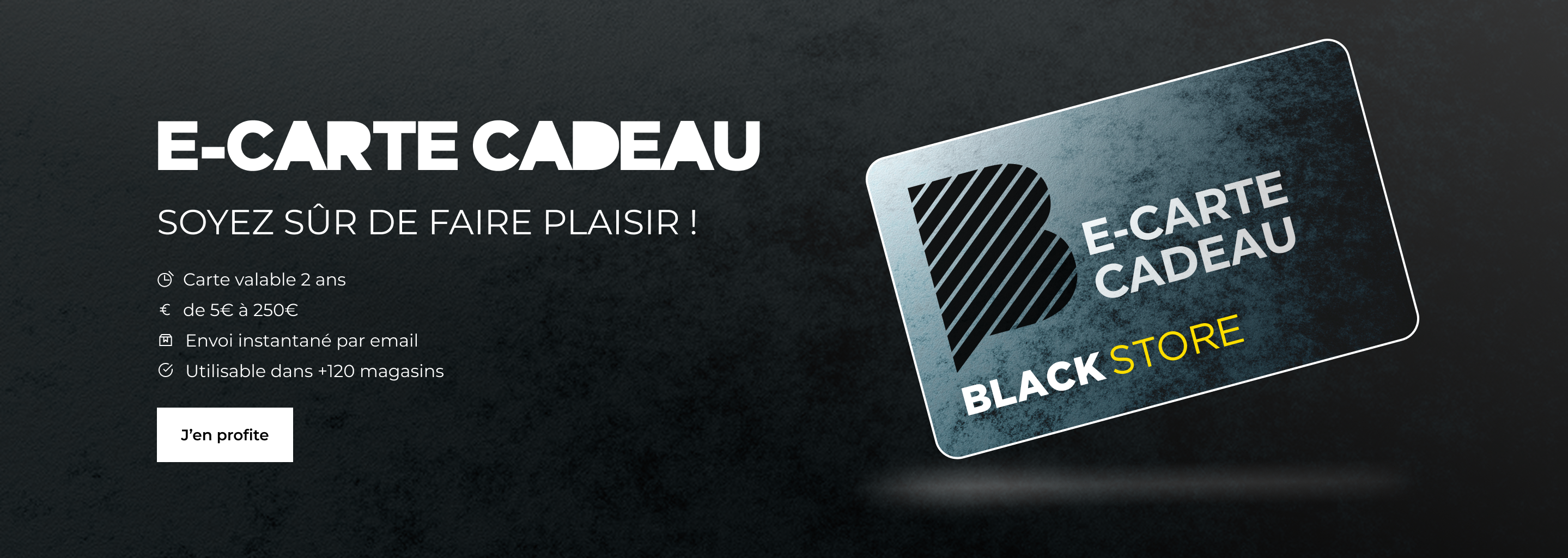 Carte cadeau Blackstore